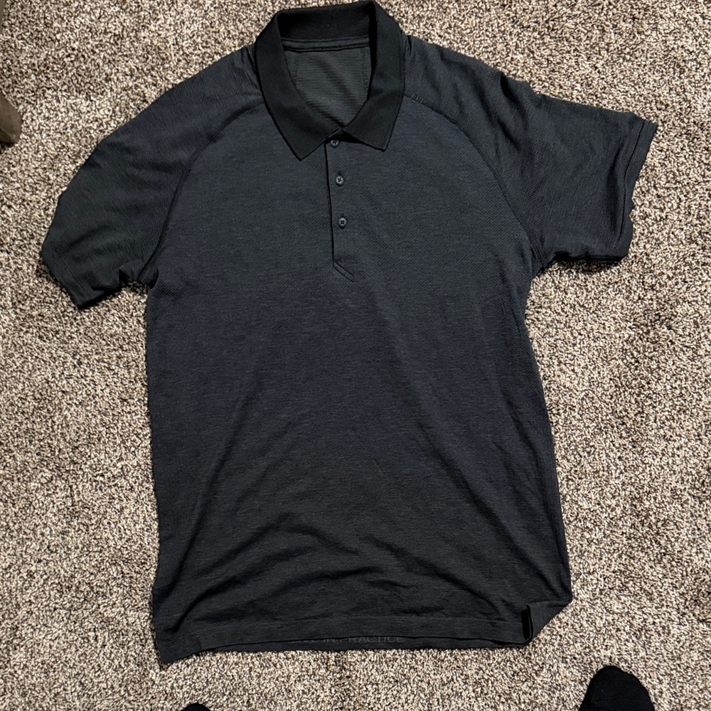 lululemon athletica Charcoal Polo Shirt